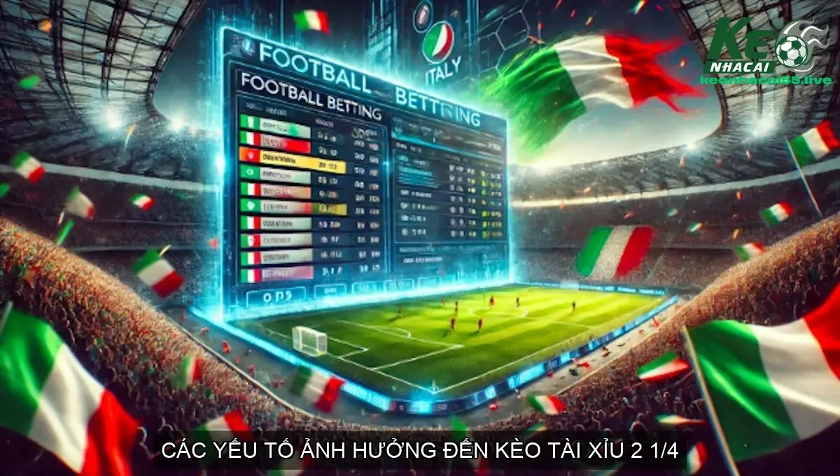 Kèo Tài Xỉu 2 1/4 Bóng Đá Giải Mã và Hướng Dẫn Chi Tiết 3 Các Yếu Tố Ảnh Hưởng Đến Kèo Tài Xỉu 2 1/4